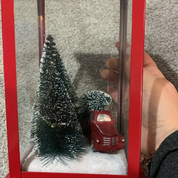 NWOB Balsam Hill Red Truck Lantern Stocking Holder - Picture 5 of 7